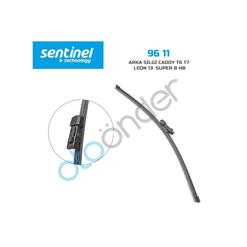 SİLECEK SÜPÜRGESİ ARKA VW VOLKSWAGEN CADDY/T6 T7 2016 400MM 96.11 96-1