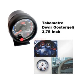 PERFORMANS GÖSTERGE DEVİR SİYAH 7 RENK 3.75 94MM 4663102 CARUB