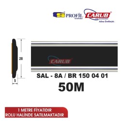 ÇITA YAPIŞTIRMA SAL8-A SİYAH NİKELAJ 28MM KARTAL TOP 50M 1500401 SALMA
