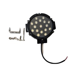ÇALIŞMA LAMBASI OFF-ROAD YUVARLAK 12-36V 17 LED METAL KALIN GÖVDE 175M