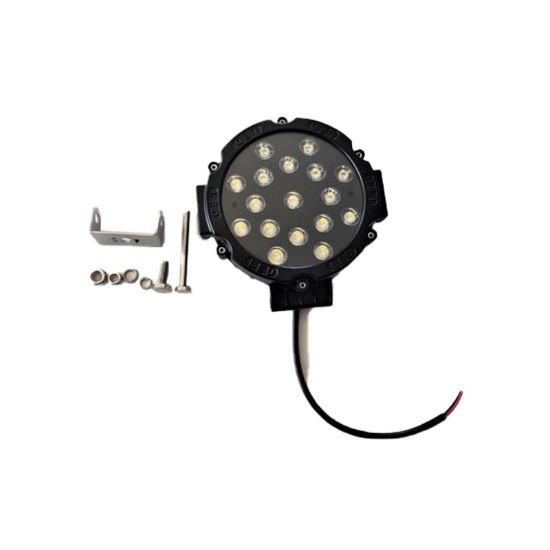 ÇALIŞMA LAMBASI OFF-ROAD YUVARLAK 12-36V 17 LED METAL KALIN GÖVDE 175M