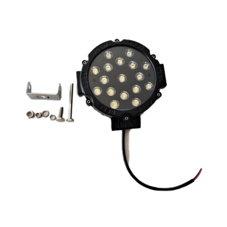 ÇALIŞMA LAMBASI OFF-ROAD YUVARLAK 12-36V 17 LED METAL KALIN GÖVDE 175M