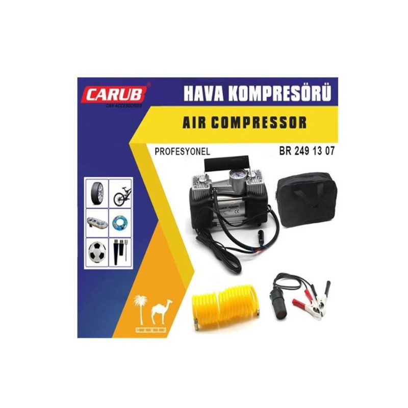 KOMPRESÖR ÇİFT PİSTON METAL PROFESYONEL JUMBO 2491307 CARUB