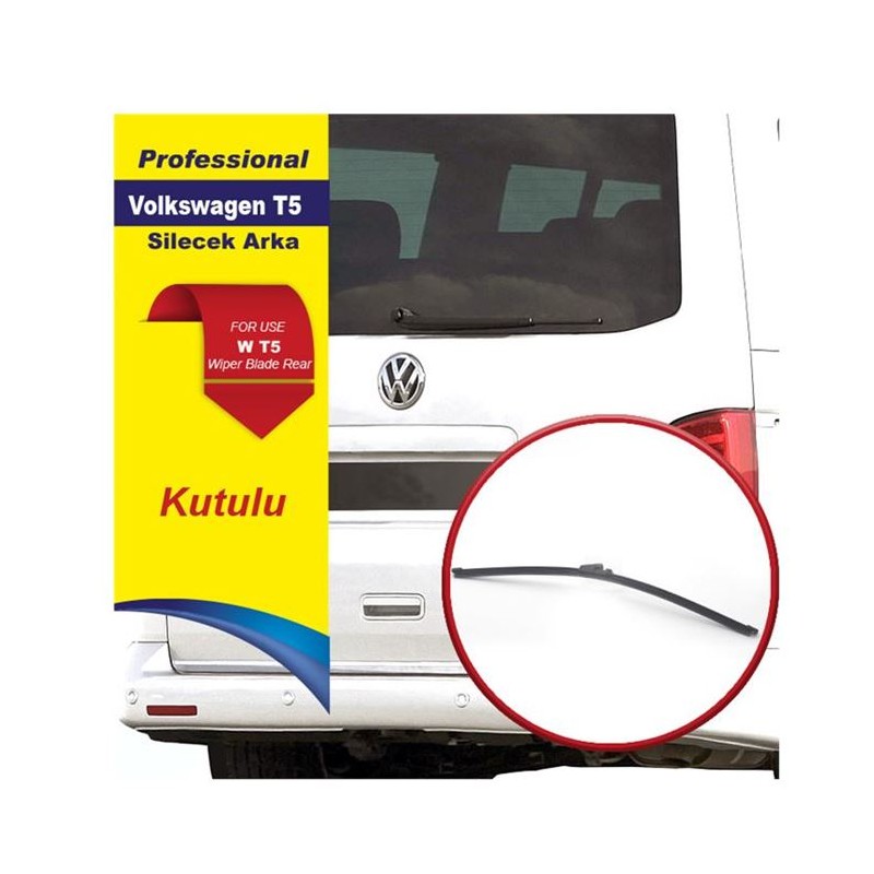 SİLECEK SÜPÜRGESİ ARKA VW VOLKSWAGEN T5-T6 400MM KUTULU 1353412 CARUB