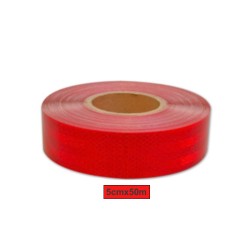 FOSFOR BANT KARASÖR MUAYENE KAMYON TIR PETEKLİ E Lİ 5CMX50M KIRMIZI 44
