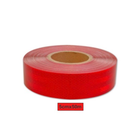 FOSFOR BANT KARASÖR MUAYENE KAMYON TIR PETEKLİ E Lİ 5CMX50M KIRMIZI 44