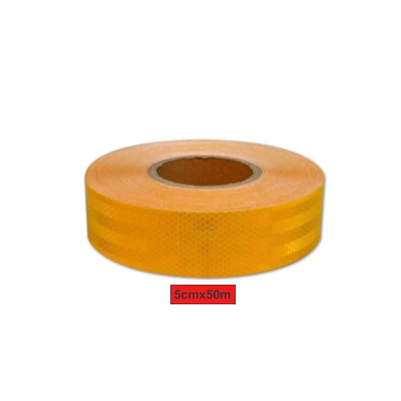 FOSFOR BANT KARASÖR MUAYENE KAMYON TIR PETEKLİ E Lİ 5CMX50M SARI 44020