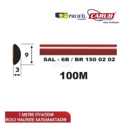 ÇITA YAPIŞTIRMA SAL6-B KIRMIZI 9MM TOP 100M 1500202 SALMAN