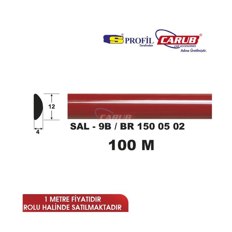 ÇITA YAPIŞTIRMA SAL9-B KIRMIZI 11MM TOP 100M 1500502 SALMAN