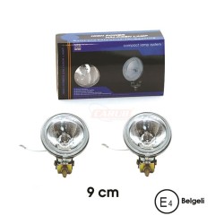 SİS LAMBASI YUVARLAK OBEN TİP BEYAZ ARKASI SİYAH 90MM 3016001 CARUB