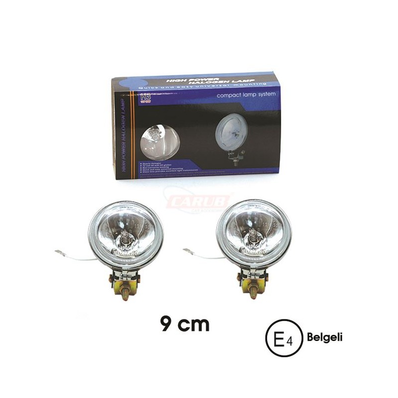 SİS LAMBASI YUVARLAK OBEN TİP BEYAZ ARKASI SİYAH 90MM 3016001 CARUB