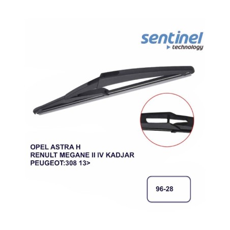 SİLECEK SÜPÜRGESİ ARKA OPEL ASTRA H/MEGANE 2 4/KADJAR/PEJO 308 13 SONR
