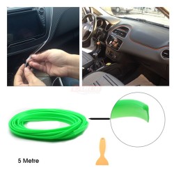 ÇITA SIKIŞTIRMALI DEKORATİF ŞERİT FİTİL PLASTİK 5M YEŞİL 4327584 CARUB