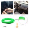 ÇITA SIKIŞTIRMALI DEKORATİF ŞERİT FİTİL PLASTİK 5M YEŞİL 4327584 CARUB