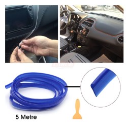 ÇITA SIKIŞTIRMALI DEKORATİF ŞERİT FİTİL PLASTİK 5M MAVİ 4327581 CARUB