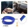 ÇITA SIKIŞTIRMALI DEKORATİF ŞERİT FİTİL PLASTİK 5M MAVİ 4327581 CARUB