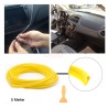 ÇITA SIKIŞTIRMALI DEKORATİF ŞERİT FİTİL PLASTİK 5M SARI 4327585 CARUB