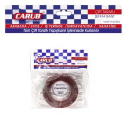 BANT ÇİFT TARAFLI SİLİKONLU 2MT AMBALAJ 15MMX2MT CARUB 6570132 CARUB