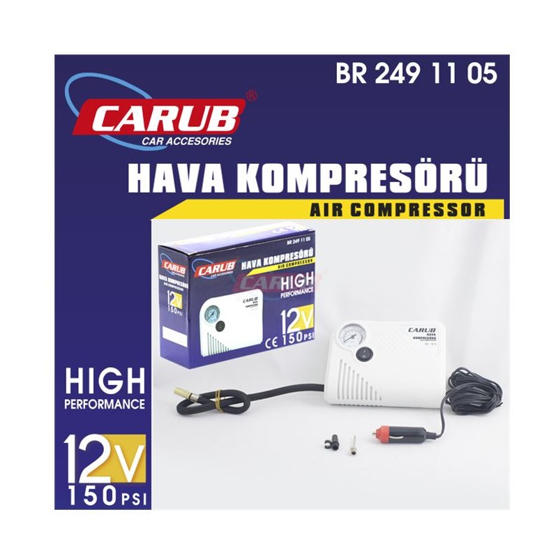 KOMPRESÖR PLASTİK YASSI 12V BEYAZ 2491105 CARUB