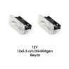 SİS LAMBASI DİKDÖRTGEN 13X5.3CM BEYAZ HY 054 MUADİLİ 3009922 CARUB