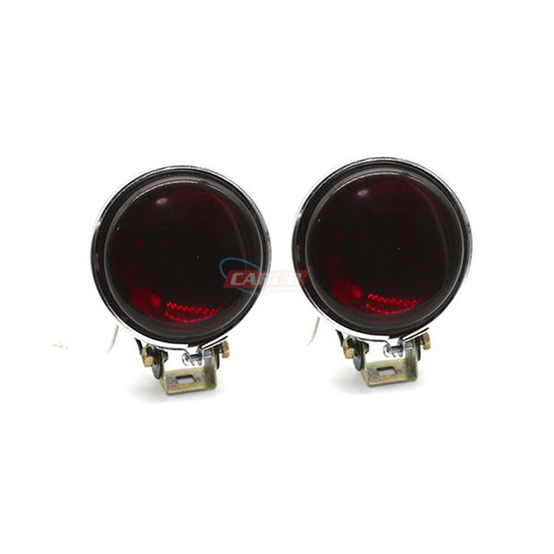 SİS LAMBASI YUVARLAK OBEN TİP KIRMIZI ARKASI NİKEL 90MM 3016005 CARUB