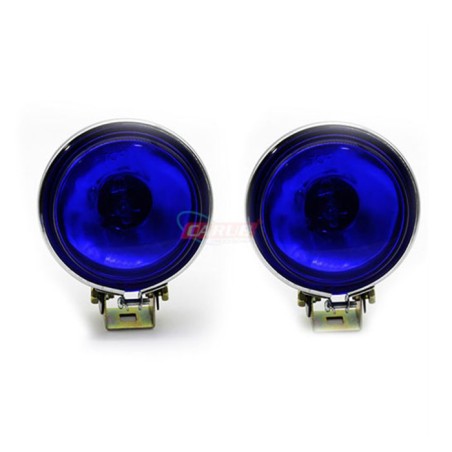 SİS LAMBASI YUVARLAK OBEN TİP MAVİ ARKASI NİKEL 90MM 3016004 CARUB
