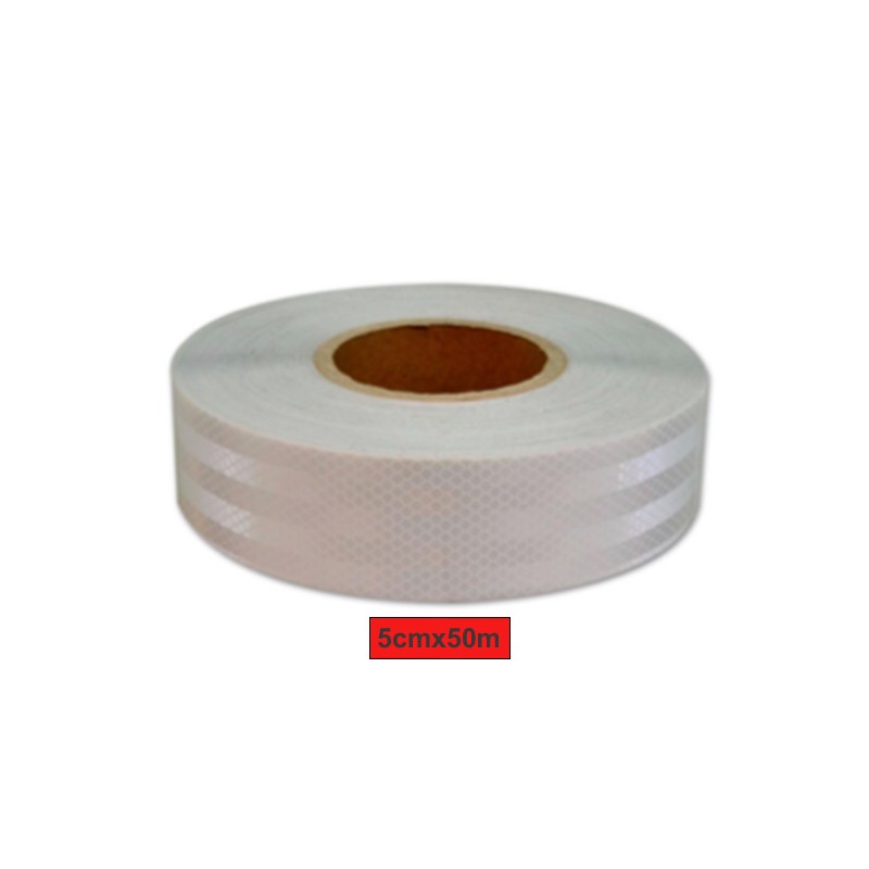 FOSFOR BANT KARASÖR MUAYENE KAMYON TIR PETEKLİ E Lİ 5CMX50M BEYAZ 4402