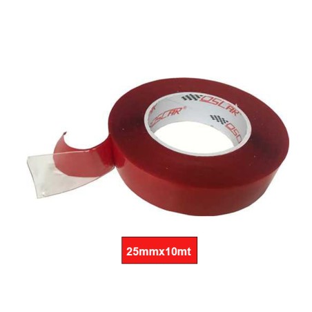 BANT ÇİFT TARAFLI SİLİKONLU BÜYÜK RULO OSCAR 25MMX10MT OSN 0303 OSN-03