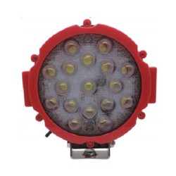 ÇALIŞMA LAMBASI OFF-ROAD YUVARLAK 12-36V 51W 17 LED MERCEKLİ 158MM K-4