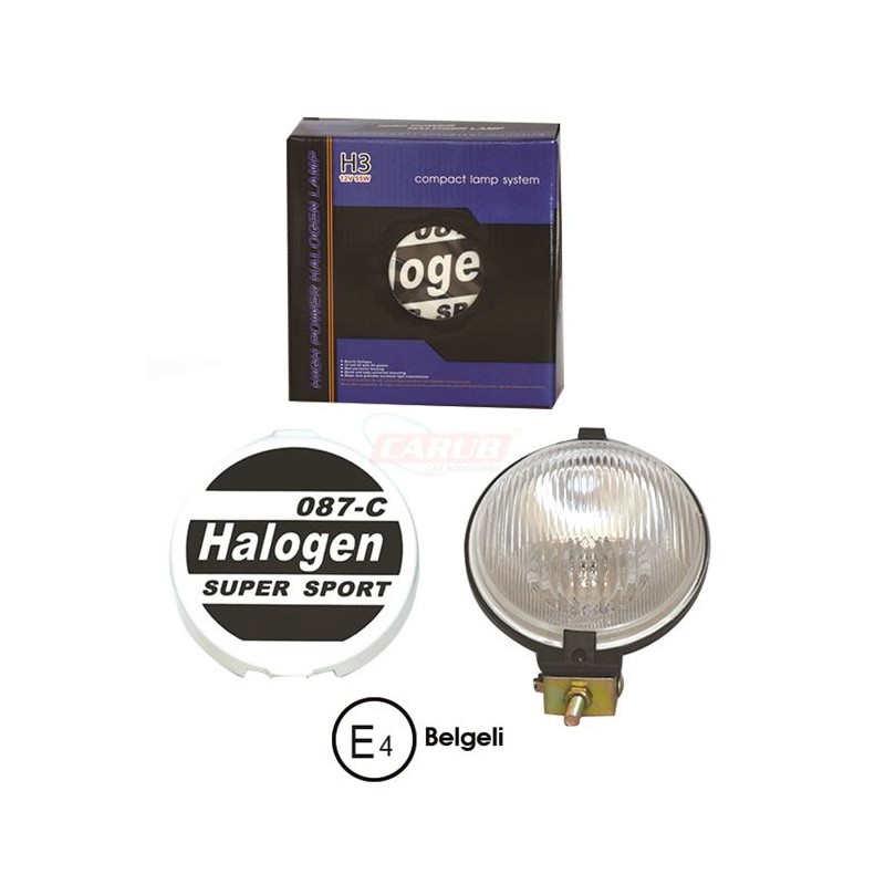SİS LAMBASI 12V YUVARLAK BEYAZ ERMARK BELGE 165MM 3017007 CARUB