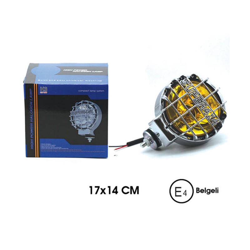 SİS LAMBASI 12V YUVARLAK 4X4 KROM SARI ERMARK BELGE 170X140MM 3017101