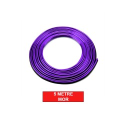 ÇITA SIKIŞTIRMALI DEKORATİF ŞERİT FİTİL PLASTİK 5M MOR 0803056 KGN