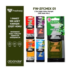 OTO BAKIM KOKU ASMA KAĞIT Z SO KARIŞIK 2 ÇEŞİT FW ZFC FW-ZFC LEADER