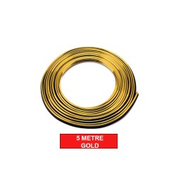 ÇITA SIKIŞTIRMALI DEKORATİF ŞERİT FİTİL PLASTİK 5M GOLD 0803054-1 KGN