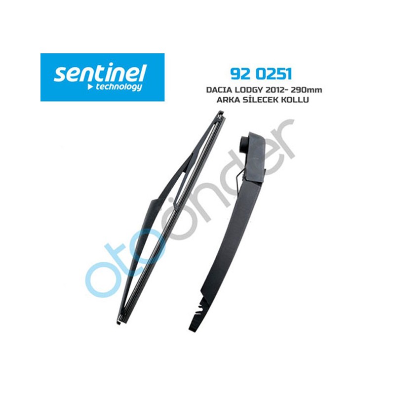 SİLECEK SÜPÜRGESİ ARKA + KOLLU DACIA LODGY 12 SONRASI 290MM 92.0251 92