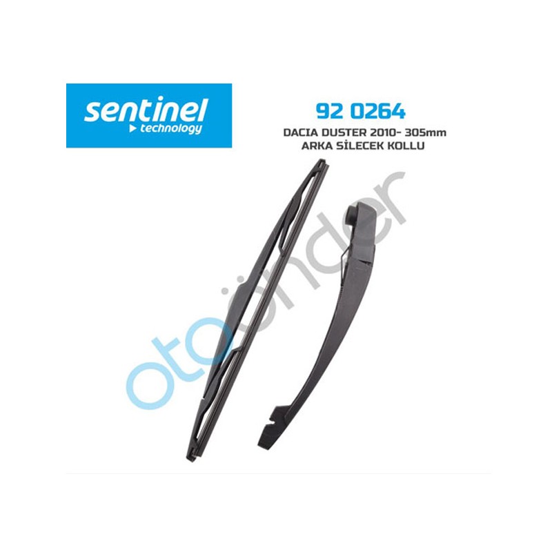 SİLECEK SÜPÜRGESİ ARKA + KOLLU DACIA DUSTER 10 SONRASI 305MM 92.0264 9