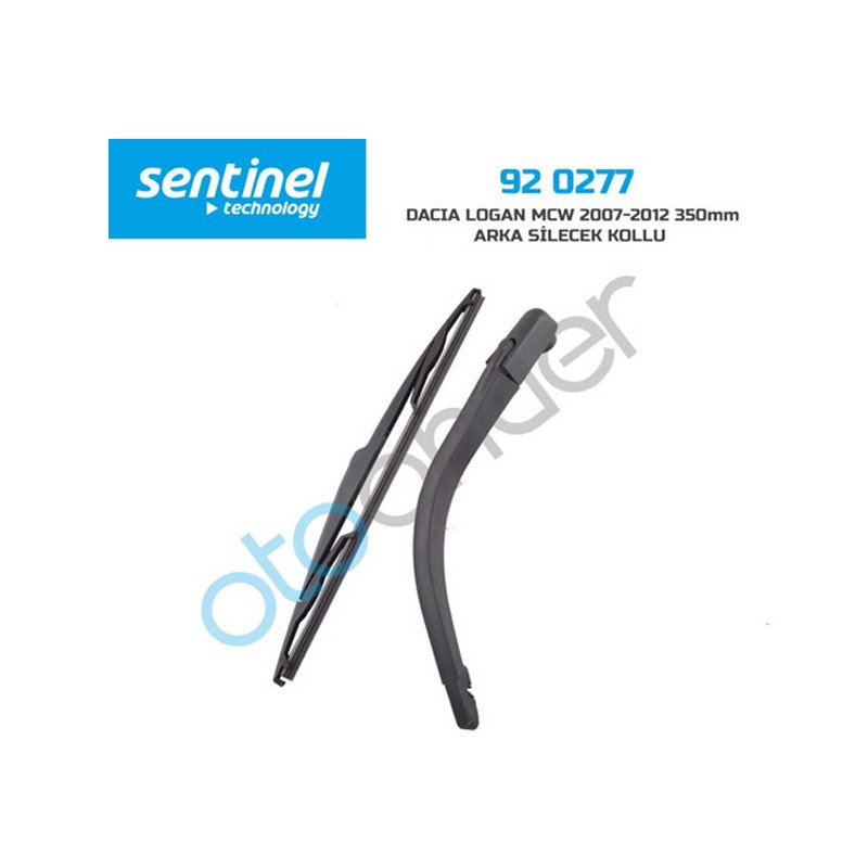 SİLECEK SÜPÜRGESİ ARKA + KOLLU DACIA LOGAN MCV 07 12 350MM 92.0277 92-