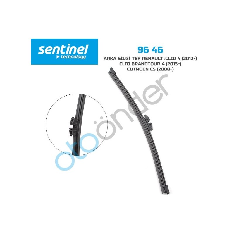 SİLECEK SÜPÜRGESİ ARKA RENAULT CLİO 4 CLİO GRANDTOUR CITROEN C5 96.46