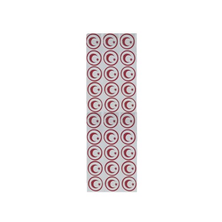YAPIŞTIRMA FOLYO AY YILDIZ SADE KÜÇÜK 5X5CM ERN0301 3 ERN0301-3 ERN
