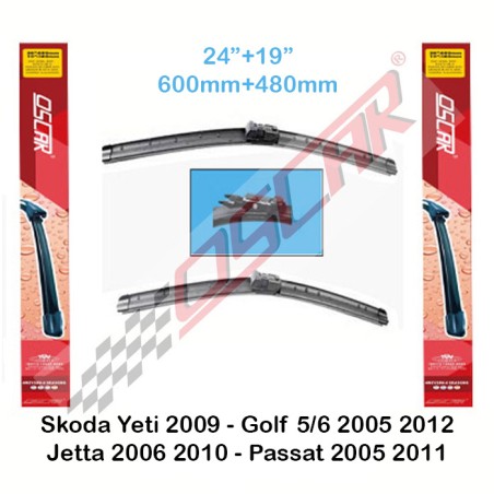 SİLECEK SÜPÜRGESİ ARACA ÖZEL VW GOLF 5-6 JETTA 06-11 PASSAT 05-11 YETİ