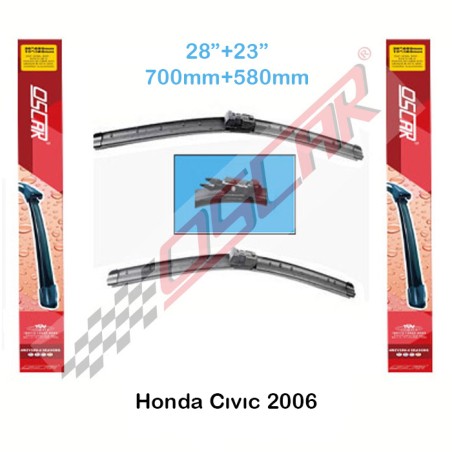 SİLECEK SÜPÜRGESİ ARACA ÖZEL HONDA CİVİC VIII 8 06 SONRASI 700MM-580MM