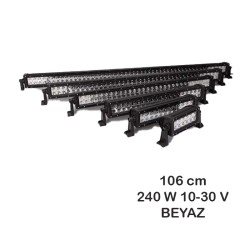 ÇALIŞMA LAMBASI OFF ROAD BAR 80 LED 10 30V 240W ÇİFT SIRA 106X7CM OSN