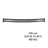 ÇALIŞMA LAMBASI OFF ROAD BAR 80 LED KAVİSLİ 10 30V 240W ÇİFT SIRA 106X
