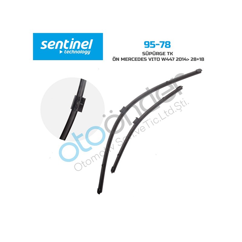 SİLECEK SÜPÜRGESİ ARACA ÖZEL MERCEDES VİTO W447 14 SONRASI 700-45MM 95