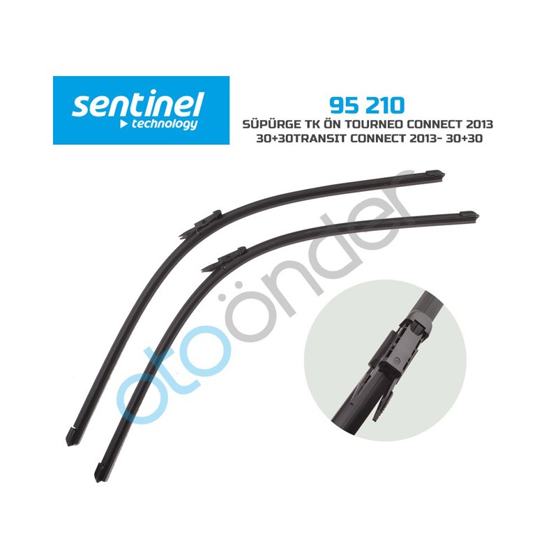 SİLECEK SÜPÜRGESİ ARACA ÖZEL FORD TOURNEO CONNECT 13 SONRASI 750-750MM