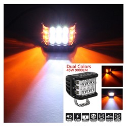 ÇALIŞMA LAMBASI KARE 10-30V 36W 6 LED 980X75MM K-78MM DÜZ ÇAKAR SARI B