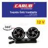 VANTİLATÖR PLASTİK TORPİDO ÜSTÜ 2Lİ OYNAR AYARLI 12V 6400607 CARUB