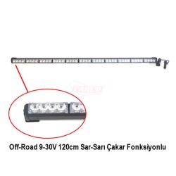 ÇALIŞMA LAMBASI OFF-ROAD BAR 9-30V 120x3.8CM SARI SARI ÇAKAR 120CM 14
