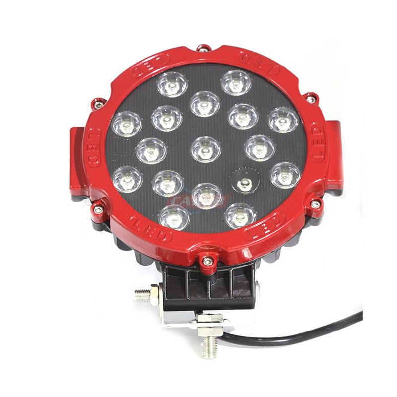 ÇALIŞMA LAMBASI OFF-ROAD YUVARLAK 12-36V 17 LED 160MM K-40MM KIRMIZI 4