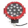 ÇALIŞMA LAMBASI OFF-ROAD YUVARLAK 12-36V 17 LED 160MM K-40MM KIRMIZI 4